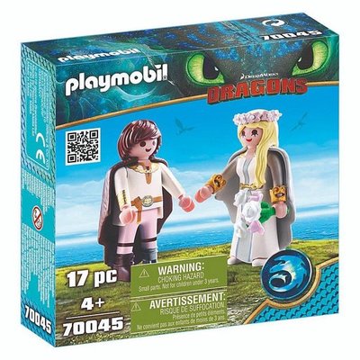 70045 PLAYMOBIL Dragons Hikkert en Astrid Bruidspaar