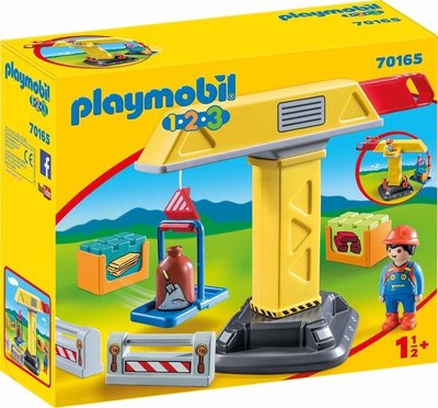 70165 PLAYMOBIL 1.2.3 Bouwkraan