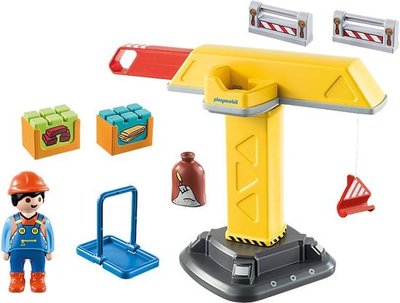 70165 PLAYMOBIL 1.2.3 Bouwkraan