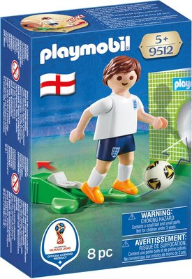 9512 PLAYMOBIL Nationale Voetbalspeler Engeland