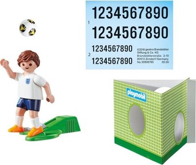 9512 PLAYMOBIL Nationale Voetbalspeler Engeland