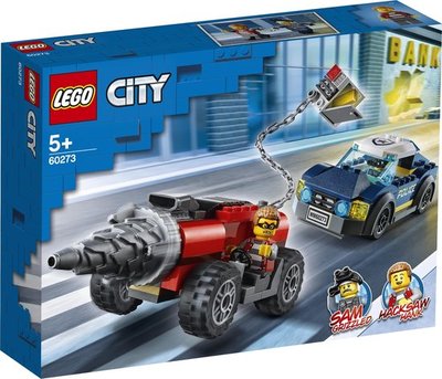 60273 LEGO City Elite Politie achtervolging boorder