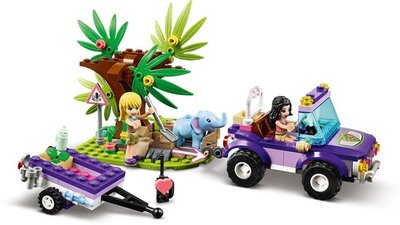 41421 LEGO Friends Reddingsbasis Babyolifant in Jungle 