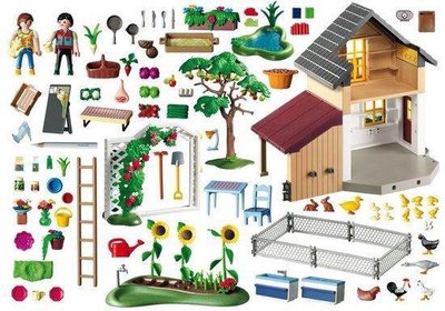 5120 Playmobil Hoeve Met Bio-Winkel
