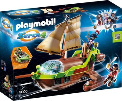 9000 PLAYMOBIL Super4 Galjoen Kameleon met Ruby