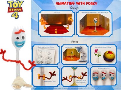 27913 Sambro Toy Story 4 Forky Maak je eigen speelfiguur Set met klei en stickers