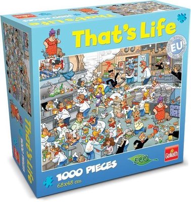 71306 Goliath Puzzel That's Life Puzzel Kitchen 1000 stukjes