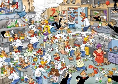 71306 Goliath Puzzel That's Life Puzzel Kitchen 1000 stukjes