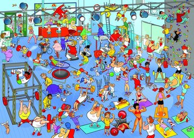 71348 Goliath Puzzel That's Life The Gym 1000 stukjes
