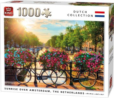 05721 King Puzzel Grachten Amsterdam 1000 Stukjes 