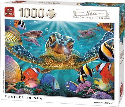 05617 King Puzzel Schildpadden 1000 Stukjes 