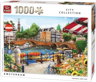 05363 King Puzzel Amsterdam 1000 Stukjes