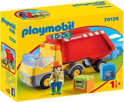 70126 PLAYMOBIL 1.2.3 Kiepwagen