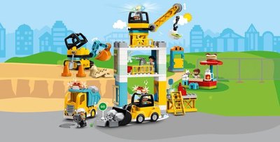 10933 LEGO DUPLO Torenkraan & Bouwterrein