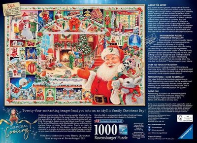 165117 Ravensburger puzzel Christmas is coming Legpuzzel 1000 stukjes