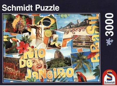 58185 Schmidt Puzzel Rio de Janeiro 3000 Stukjes