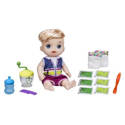 0635 Baby Alive Sweet Spoonfuls Baby Jongen Blond