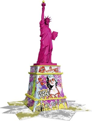 125975 Ravensburger 3D Puzzel Statue of Liberty Pop Art 108 Stukjes