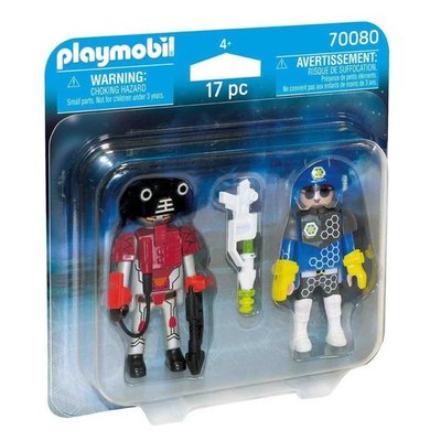 70080 PLAYMOBIL DuoPack Ruimte agent en robot 