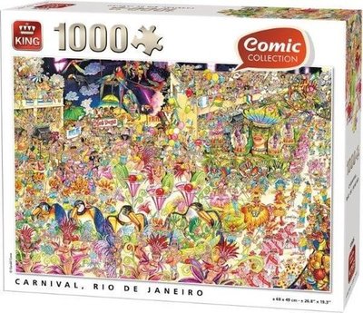 55926 King Puzzel Rio de Janeiro Carnaval 1000 Stukjes