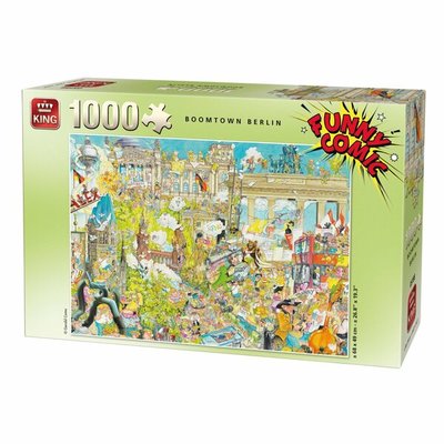 05188 King Puzzel Funny Comic Berlin 1000 Stukjes