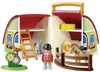 70180 PLAYMOBIL 1.2.3 Mijn meeneem manege