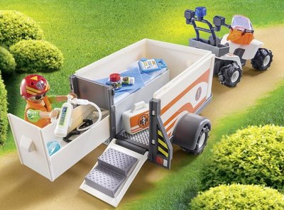 70053 PLAYMOBIL City Life Eerste hulp quad met trailer