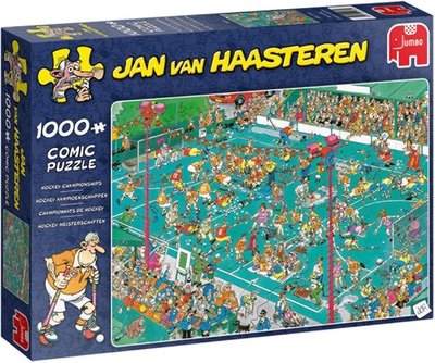 19094  Jumbo Puzzel Jan van Haasteren Hockey Kampioenschappen 1000 Stukjes