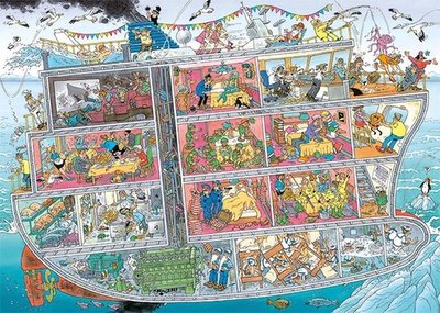 20021 Jumbo Puzzel Jan van Haasteren Cruiseschip 1000 Stukjes