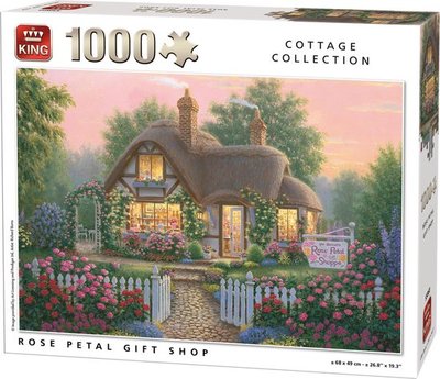 55860 King Puzzel Rose Petal Gift Shop 1000 Stukjes