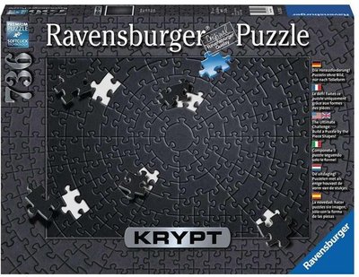 152605 Ravensburger Krypt Puzzel Black 736 stukjes