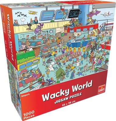 71404 Goliath Puzzel Wacky World Airport 1000 Stukjes