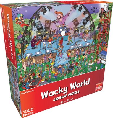 71400 Goliath Puzzel Wacky World Pop Concert 1000 Stukjes