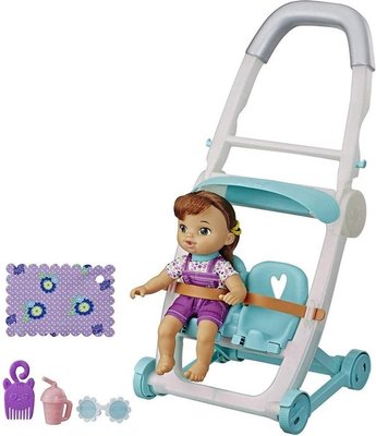 49839 Hasbro Littles By Baby Alive Push And Kick-wandelwagen Little Lucy
