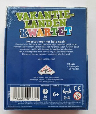 13322 Identity Vakantielanden Kwartet