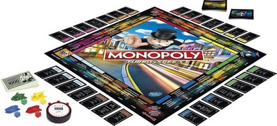 27933 Hasbro Monopoly Turbo Belgische Editie Bordspel