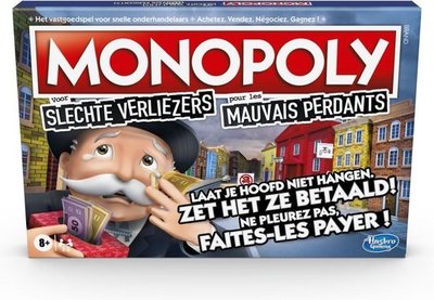 9972 Hasbro Monopoly Slechte Verliezers Belgische Editie