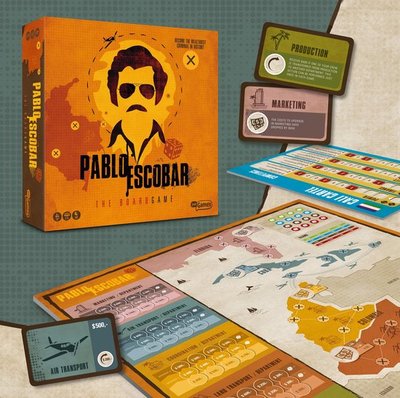 30082 Just Games Pablo Escobar The Boardgame Bordspel