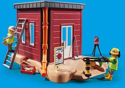 70443 PLAYMOBIL City Action Mini graafmachine met bouwonderdeel 