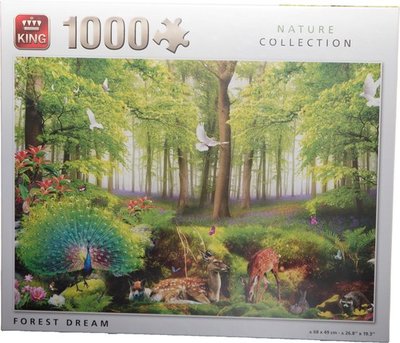 55980 KING Puzzel Forest Dream 1000 Stukjes