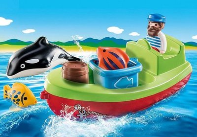 70183 PLAYMOBIL 1.2.3 Vissersboot