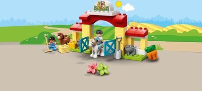 10951 LEGO DUPLO Paardenstal en Pony's Verzorgen 