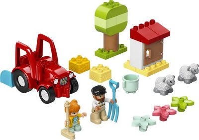 10950 LEGO DUPLO Landbouwtractor En Dieren Verzorgen 