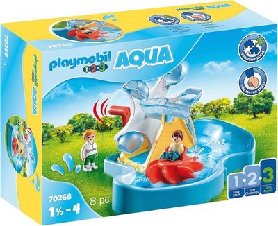 70268 PLAYMOBIL 1.2.3. Aqua Waterrad Met Carrousel