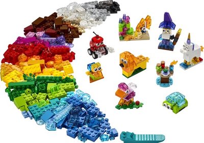 11013 LEGO Classic Creatieve Transparante Stenen
