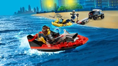 60272 LEGO City Elite Politieboot Transport