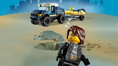 60272 LEGO City Elite Politieboot Transport