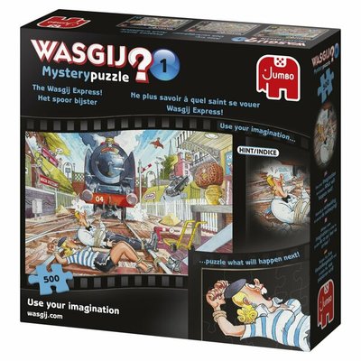 81856 Jumbo Puzzel Wasgij Mystery 1 Het Spoor bijster 500 Stukjes