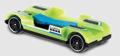 57854-103 Hot Wheels Experimotors Auto Zoom In 7 Cm Groen