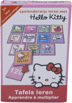 999001 Hello Kitty Leer Tafels 30x13x3cm Leerspel voor Kinderen